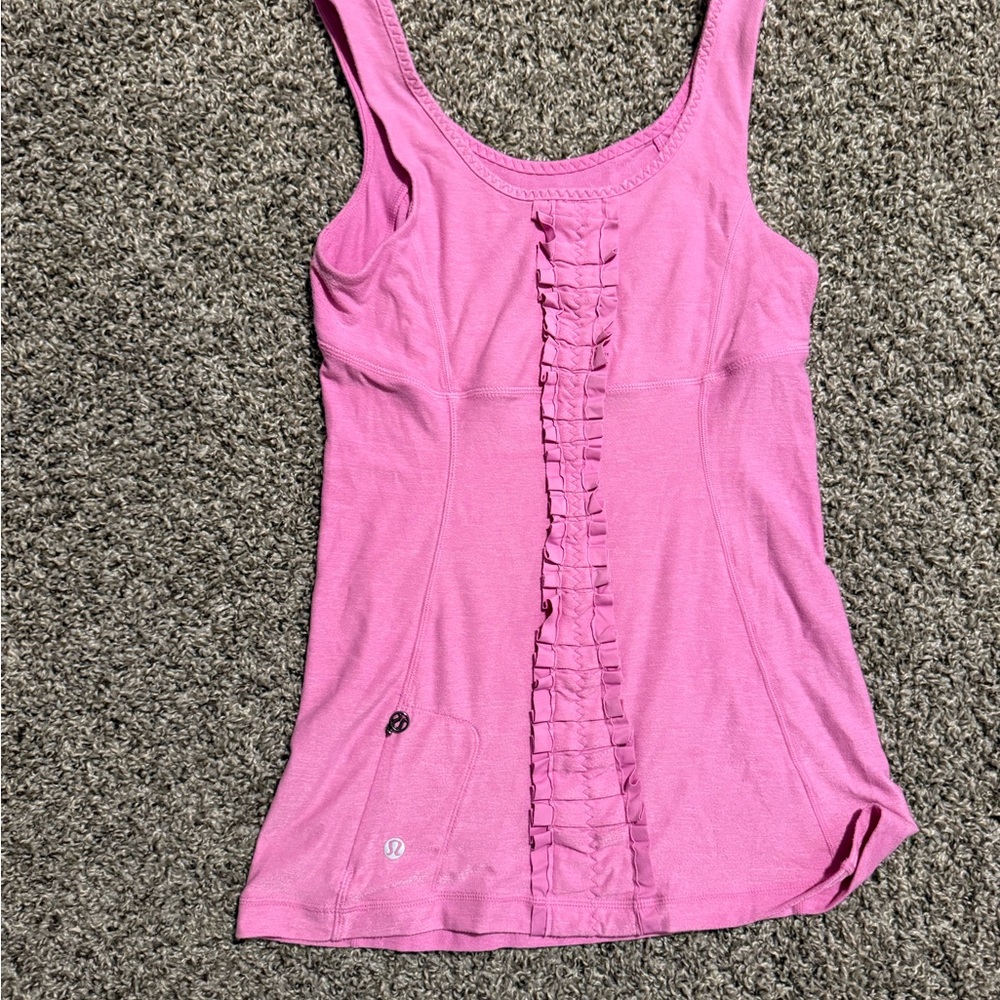 Lulu Ruffle Tank - Picture 2 of 3